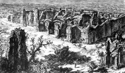 View of the Baths of Caracalla, from the 